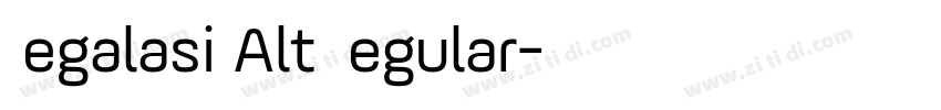 Degalasi Alt Regular字体转换